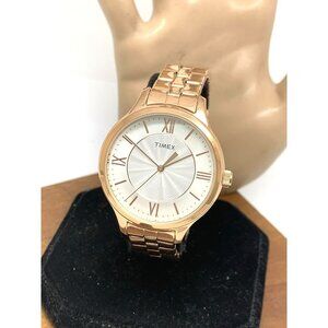 Timex Women's Watch TW2R28000 Peyton Rose Gold Tone Stainless Steel Quartz 36mm